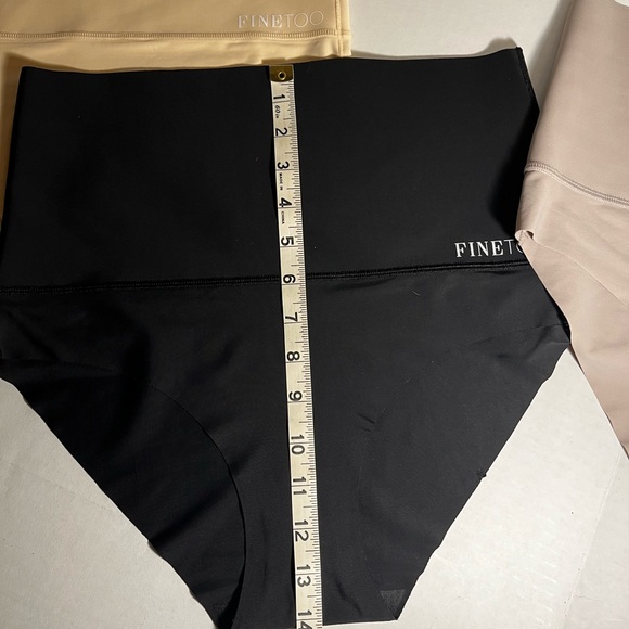 3 Pair Fine Too Highwaisted Tummy Control Size Large Panties New - Picture 4 of 7